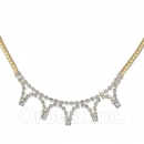 Orotex Gold Layered CZ Necklace