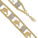 024001 Gold Layered CZ Bracelet