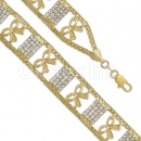 024003 Gold Layered CZ Bracelet