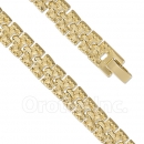 024004 Gold Layered Fancy W Bracelet