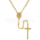 051004 Gold Layered Rosary