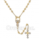 056001 Gold Layered CZ Rosary