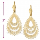 061006 Gold Layered Long Earrings
