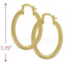 104025 Gold Layered Hoop Earrings