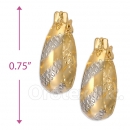 107050 Gold Layered Hoop Earrings