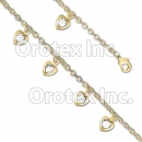 BR037C  Gold Layered CZ Bracelet