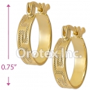 EH040 Gold Layered Hoop Earrings