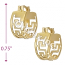 EH084 Gold Layered Hoop Earrings