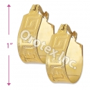 EH114 Gold Layered Hoop Earrings