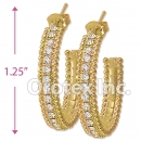 ES001 Gold Layered CZ Stud Earrings