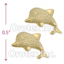 ES053 Gold Layered Stud Earrings