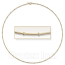 Orotex Gold Layered Omega Necklace