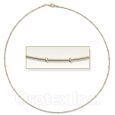 Orotex Gold Layered Omega Necklace
