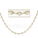 Orotex Gold Layered Fancy Heart Necklace