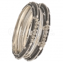 GLG161 Silver Plated Bangle