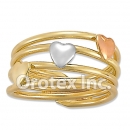 R010 Gold Layered Tri Color Women's Ring