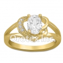 R092 Gold Layered CZ Ring