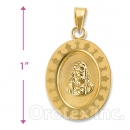 Orotex Gold Layered Pendant