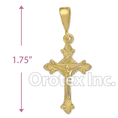 041007 Orotex Gold Layered Charm