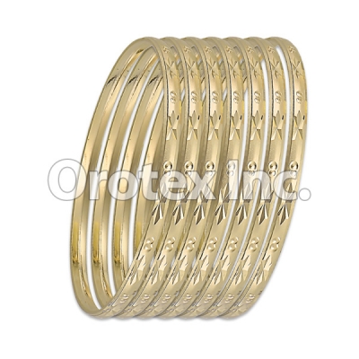 B025 Gold Plated Bangle