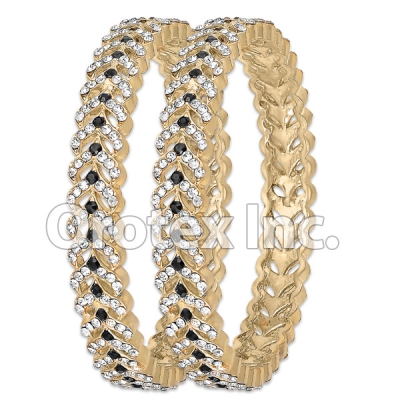 B088 Gold Layered CZ Bangle