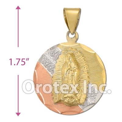 CL69B Gold Layered Tri-Color Charm