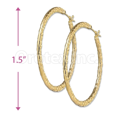 Orotex Gold Layered Hoop Earrings