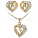 Orotex Gold Layered CZ Set