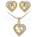 Orotex Gold Layered CZ Set