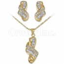 Orotex Gold Layered CZ Set