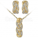 Orotex Gold Layered CZ Set