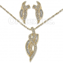 Orotex Gold Layered CZ Set