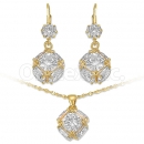 Oro Tex Gold Layered CZ Set