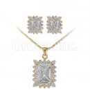 Orotex Gold Layered CZ Set