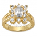 Orotex Gold Layered CZ Women's Ring