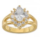 Orotex Gold Layered CZ Women's Ring