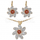 Orotex Gold Layered CZ Set