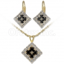 Orotex Gold Layered CZ Set