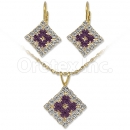 Orotex Gold Layered CZ Set