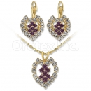 Orotex Gold Layered CZ Set