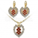 Orotex Gold Layered CZ Set