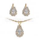 Orotex Gold Layered CZ Set