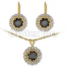 007009 Gold Layered CZ Set