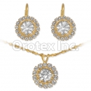007010 Gold Layered CZ Set