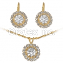 007010 Gold Layered CZ Set