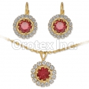 007012 Gold Layered CZ Set