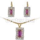 007015 Gold Layered CZ Set