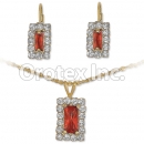 007016 Gold Layered CZ Set