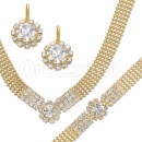 013001 Gold Layered CZ Set