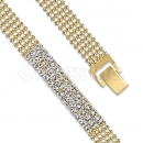 Orotex Gold Layered CZ Bracelet